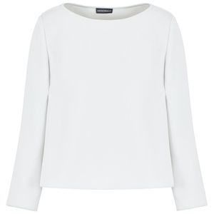 Techno cady blouse with ruffles