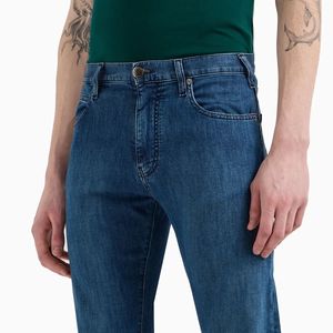 Jeans J45 regular fit in denim effetto used