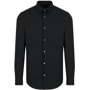 Solid color shirt in stretch nylon blend
