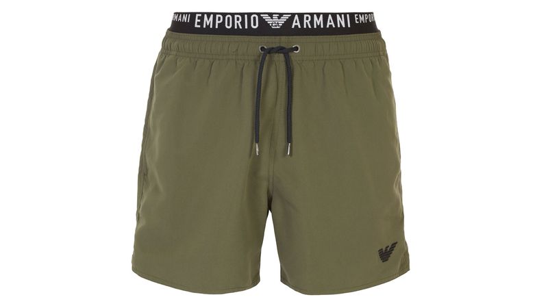 Emporio Armani Swim shorts in Logoband recycled fabric on Arteni