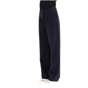 High-waisted palazzo trousers