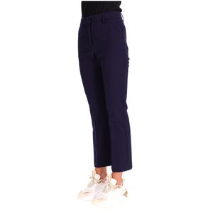 Pantaloni chino blu effetto 3D