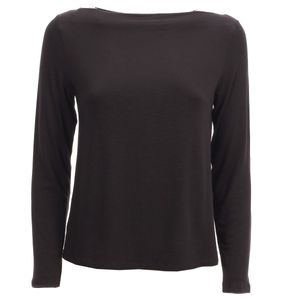 Maglia leggera in viscosa con scollo a barchetta