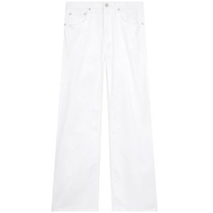 Jeans bianco Jacklyn a gamba ampia
