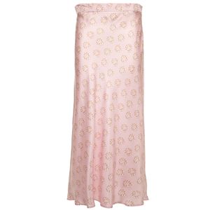 Cavallo pink skirt in 100% silk with pattern