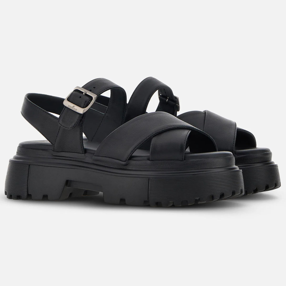 Hogan - Sandal Hogan H644 nero su Arteni.it