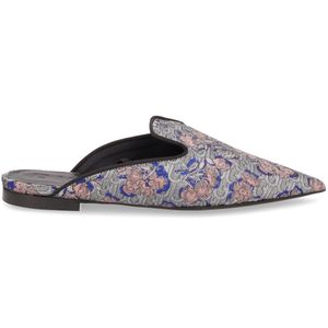 Ethnic Floral Glam Slippers