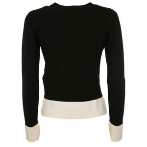 Two-tone sweater in Girona stretch viscose