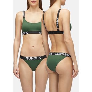 Bikini verde con Sundek