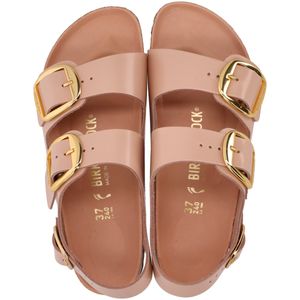 Ciabatte Milano Big Buckle New Beige Narrow Fit