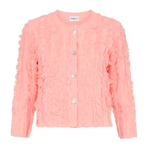 Cardigan Ethel con frange all over