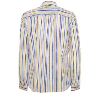 Camicia a righe in cotone e seta Agape