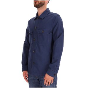Overshirt gessato tono su tono