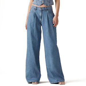 Dad Jeans oversize Wide Leg in denim Lightweight