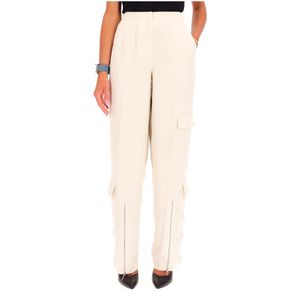 Pantaloni Cargo satinati