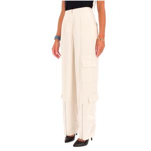 Pantaloni Cargo satinati