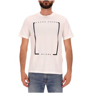 T-shirt with square logo