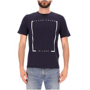 T-shirt with square logo