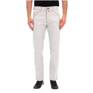 Jeans Scott slim cropped carrot azzurro