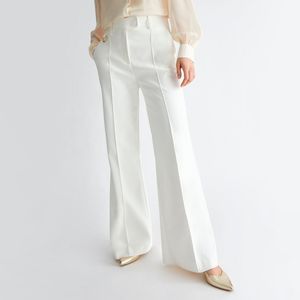 Pantalone a palazzo bianco