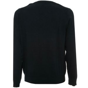 Pullover navy blu con logo