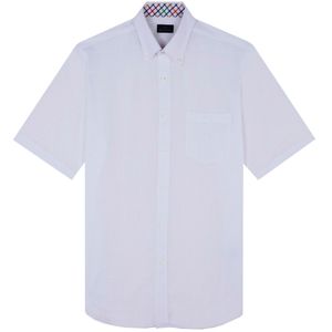Short-sleeved cotton shirt
