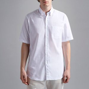 Short-sleeved cotton shirt