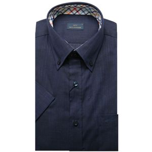 Short-sleeved cotton shirt