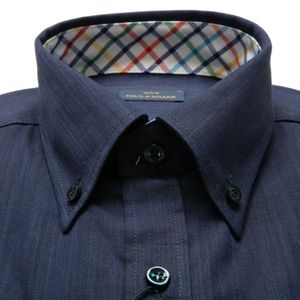Short-sleeved cotton shirt