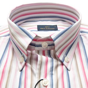 Colorful striped cotton shirt