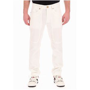 White John Slim light trousers