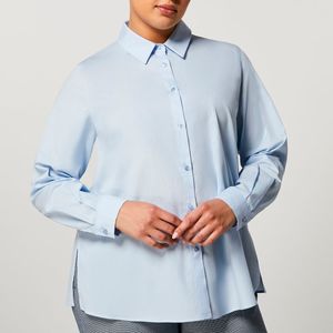 Camicia in popeline di cotone Bianco
