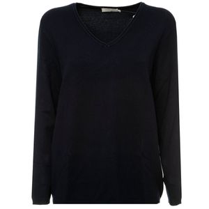 Pullover con scollo a V in jersey di viscosa