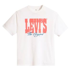 T-Shirt bianca con stampa Vintage Fit