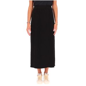 Patterned viscose knit skirt