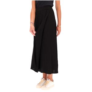Patterned viscose knit skirt