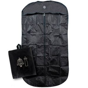 Black travel garment bag