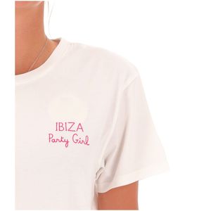 T-shirt bianca Ibiza Party Girl