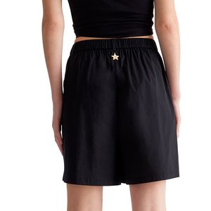Shorts in tessuto stretch con cintura