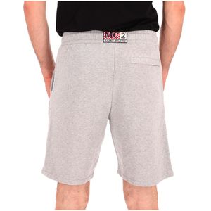 Bermuda Randle in felpa di cotone grigio melange
