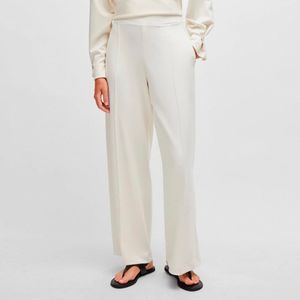 Pantalone bianco Enetri in piquè
