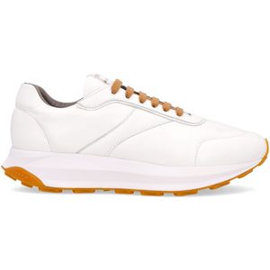 Sneakers bianche in morbida nappa