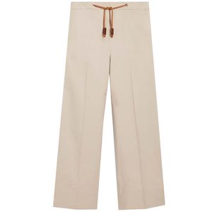 Eighth water-repellent twill trousers