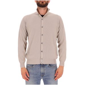 Cardigan in cotone crepe Made in Italy