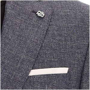 Hutson long slim jacket in wool and linen
