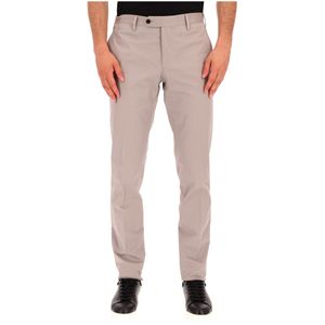 Pantalone grigio in cotone stretch