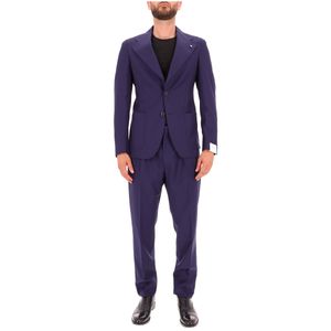 Abito blu elegante slim-fit