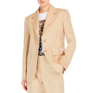 Dattero linen blend canvas blazer