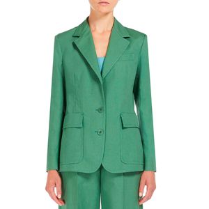 Dattero linen blend canvas blazer
