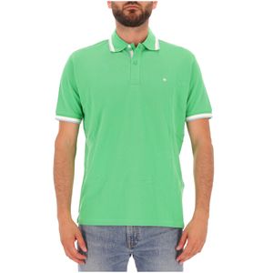 Cotton pique polo shirt with embroidered logo